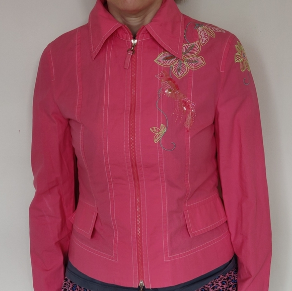 Apriori (Germany) Pink Jacket / Embrodered / Light Cotton - Picture 13 of 14